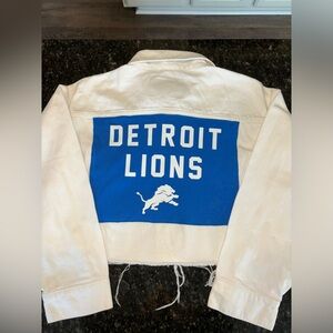 Detroit Lions Jean Jacket